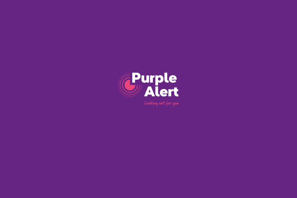 Purple Alert Header