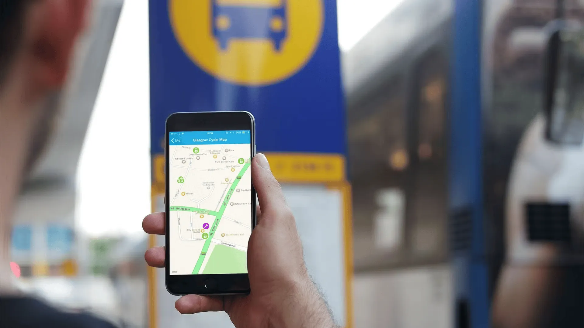 Glasgow Cycling - Smart City app Header