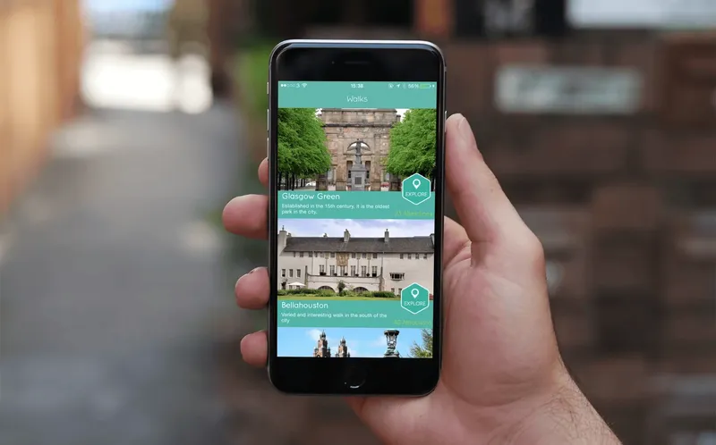 Glasgow Walking - Smart City app
