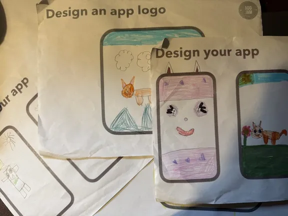 Teaching Digital Skills in Primary School: Bringing App Development to 5 and 6 Year Olds Header Image