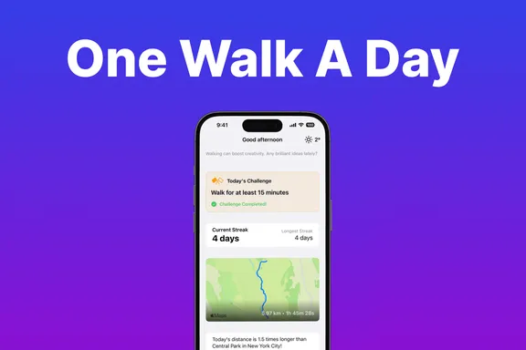 Transform Your Health Journey with One Walk A Day's Major Update Header Image