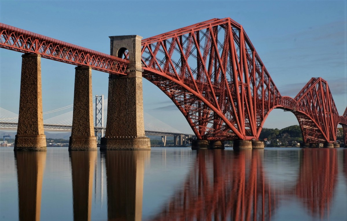 The Forth Rail bridge.