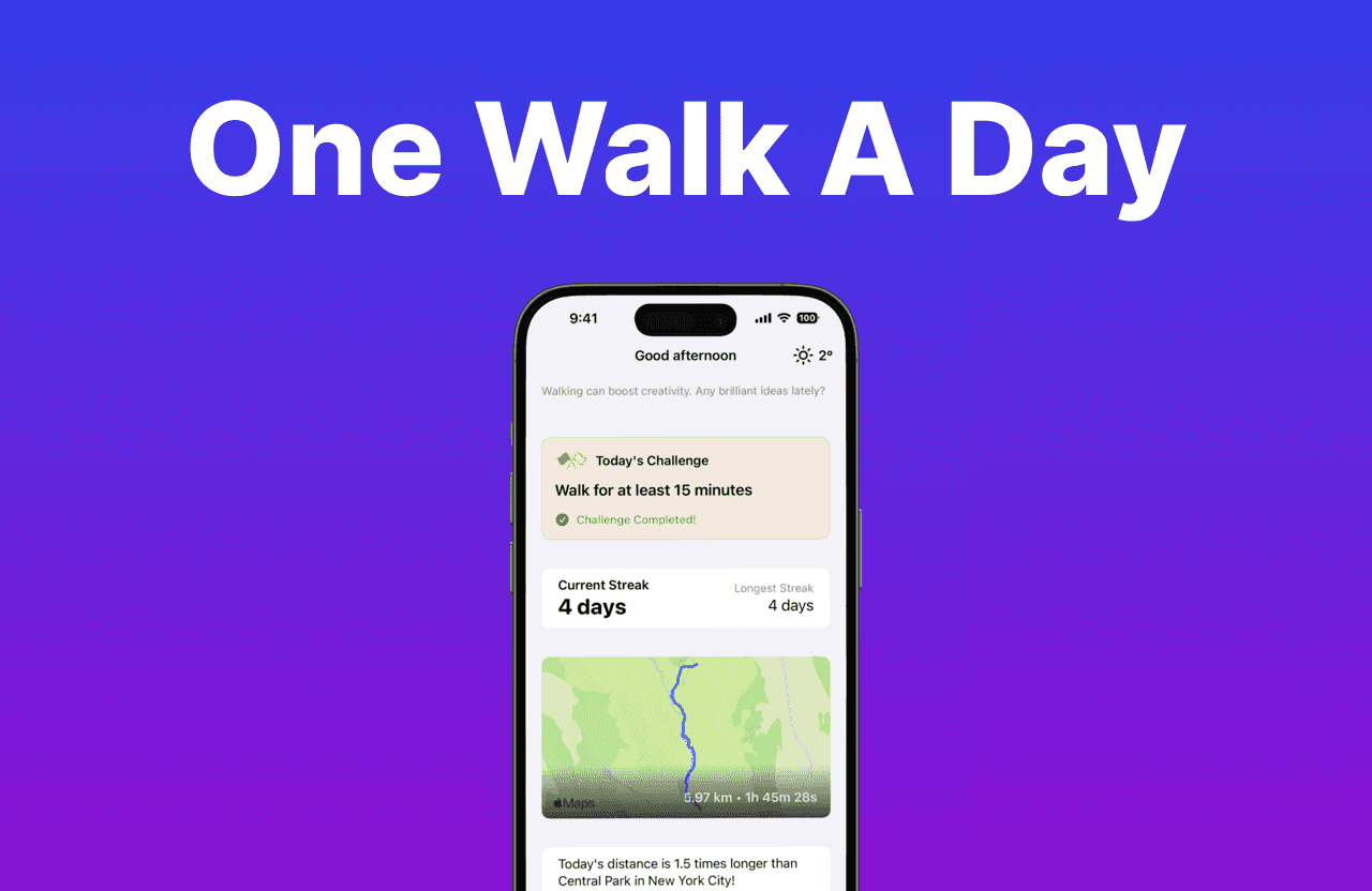 Transform Your Health Journey with One Walk A Day's Major Update blog post header image