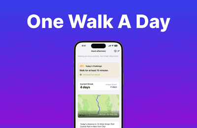 Transform Your Health Journey with One Walk A Day's Major Update Header Image