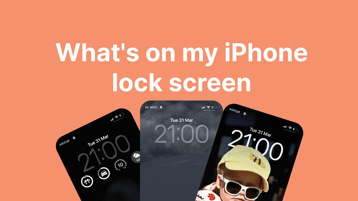 What's on my iPhone lock screen in 2026 blog post header image
